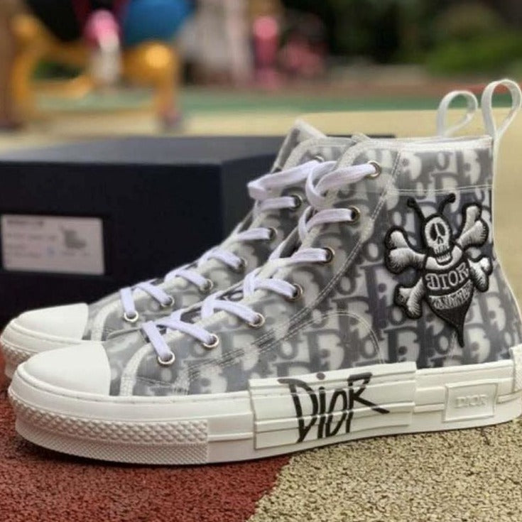 Shawn Studd Royal Mid sneaker Shoes - AmazingBaba